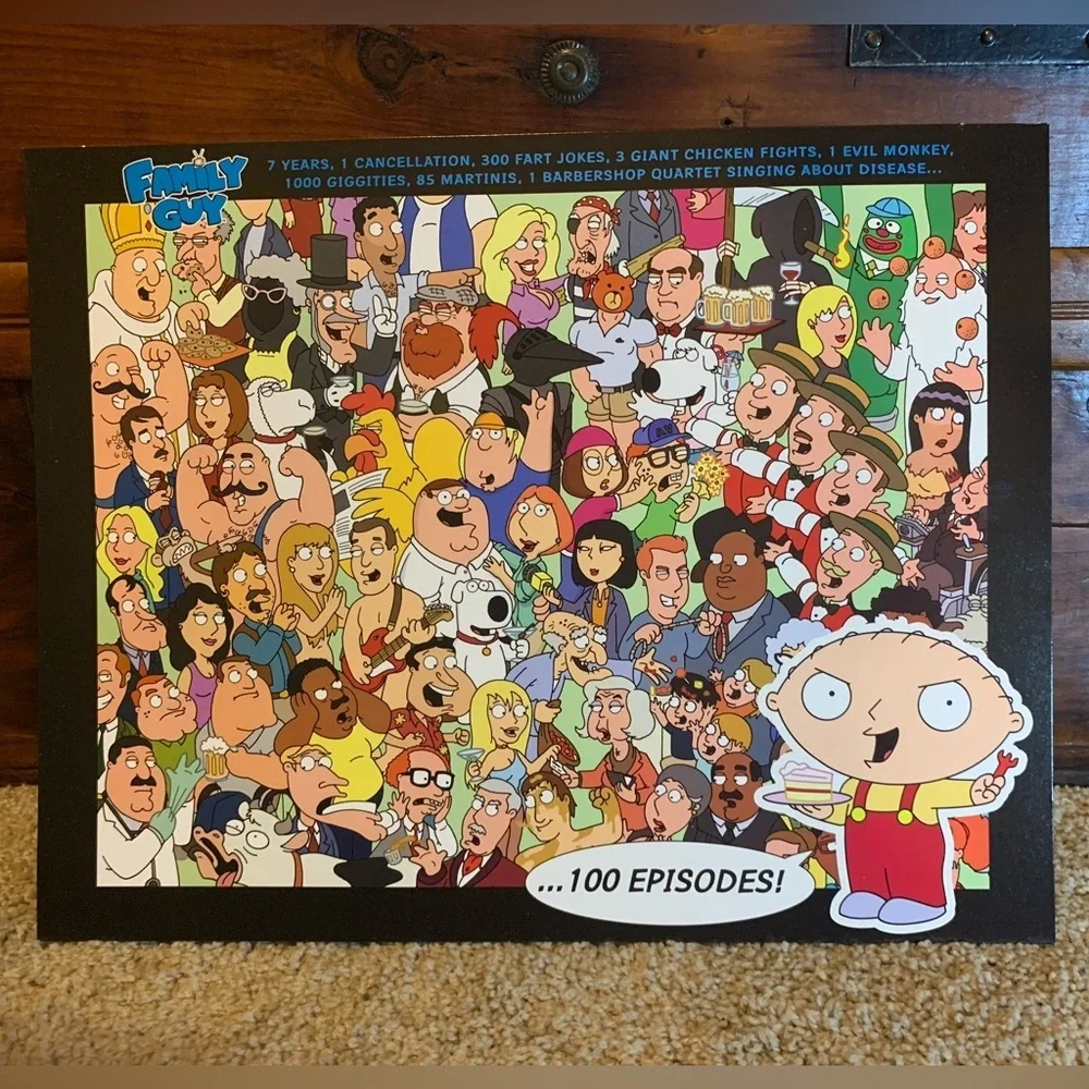 Family Guy 100th episode collectable lithograph Best Buy exclusive limited print